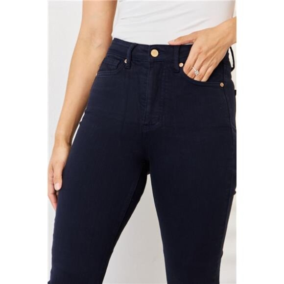 NWT 💙 Judy Blue Garment Dyed Tummy Control Skinny Jeans, Ankle Jeans, Slimming - Picture 9 of 10